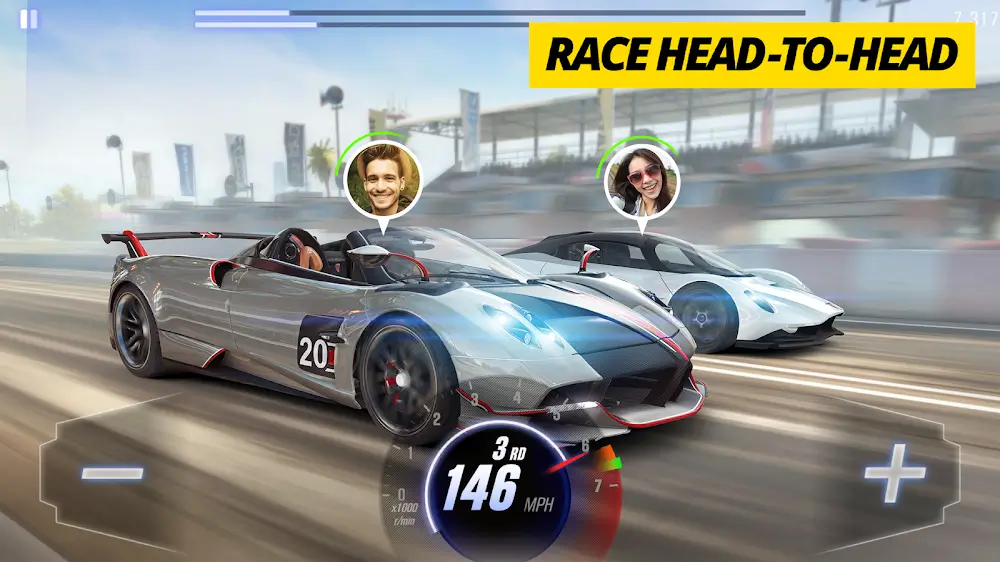 CSR Racing 2 v5.6.1 MOD APK (Free Shopping, All Unlocked) CSR Racing 2 MOD APK