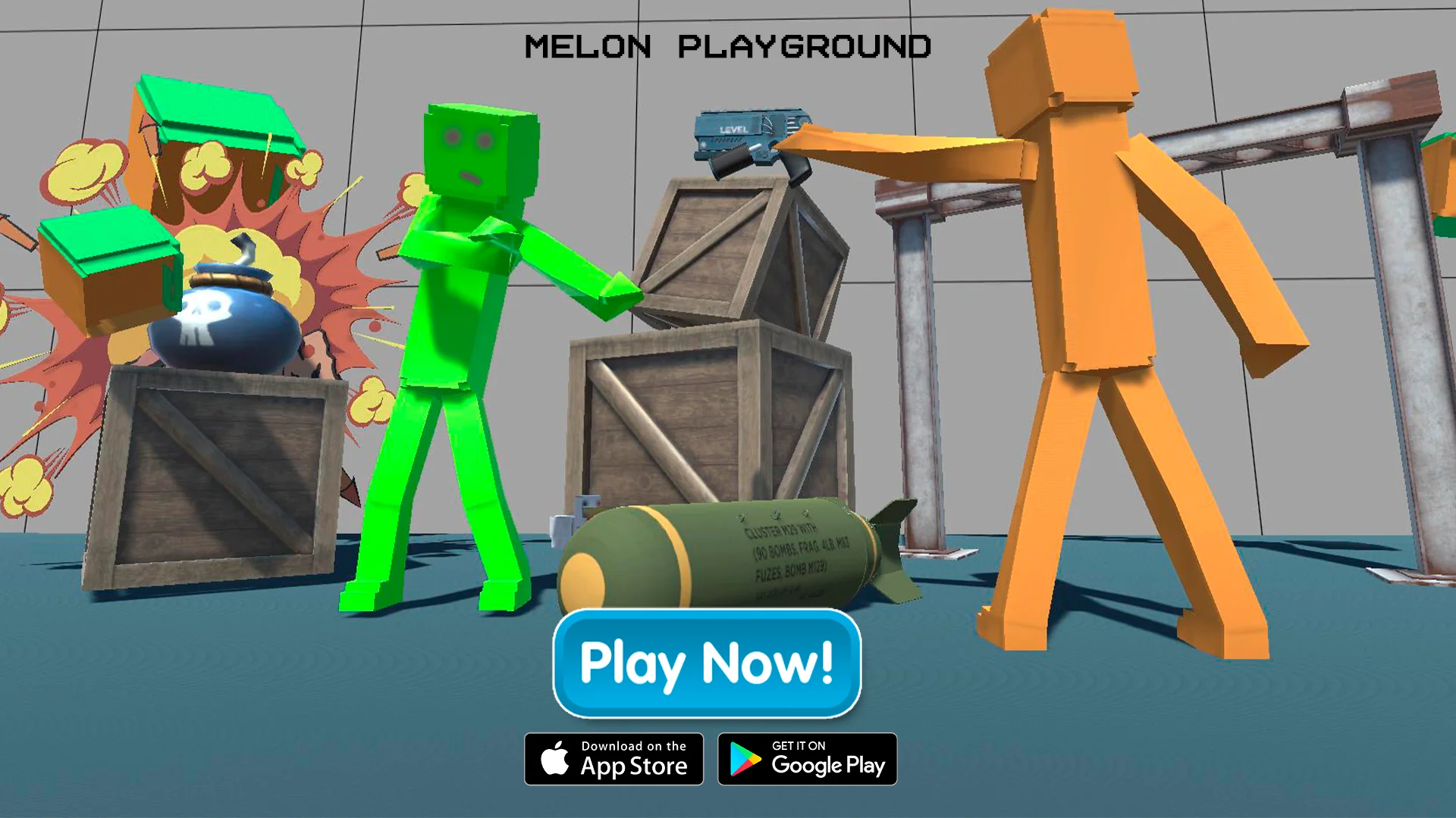 День в melon playground. День в melon playground
