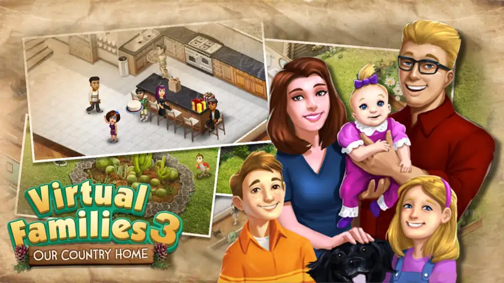 Virtual Families 3 MOD APK v2.3.4 (Unlimited Coin, Food) Virtual Families 3 MOD APK