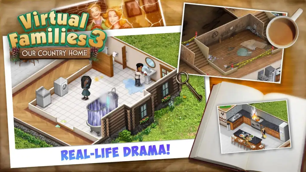 Virtual Families 3 MOD APK v2.3.4 (Unlimited Coin, Food) Download Virtual Families 3 MOD APK